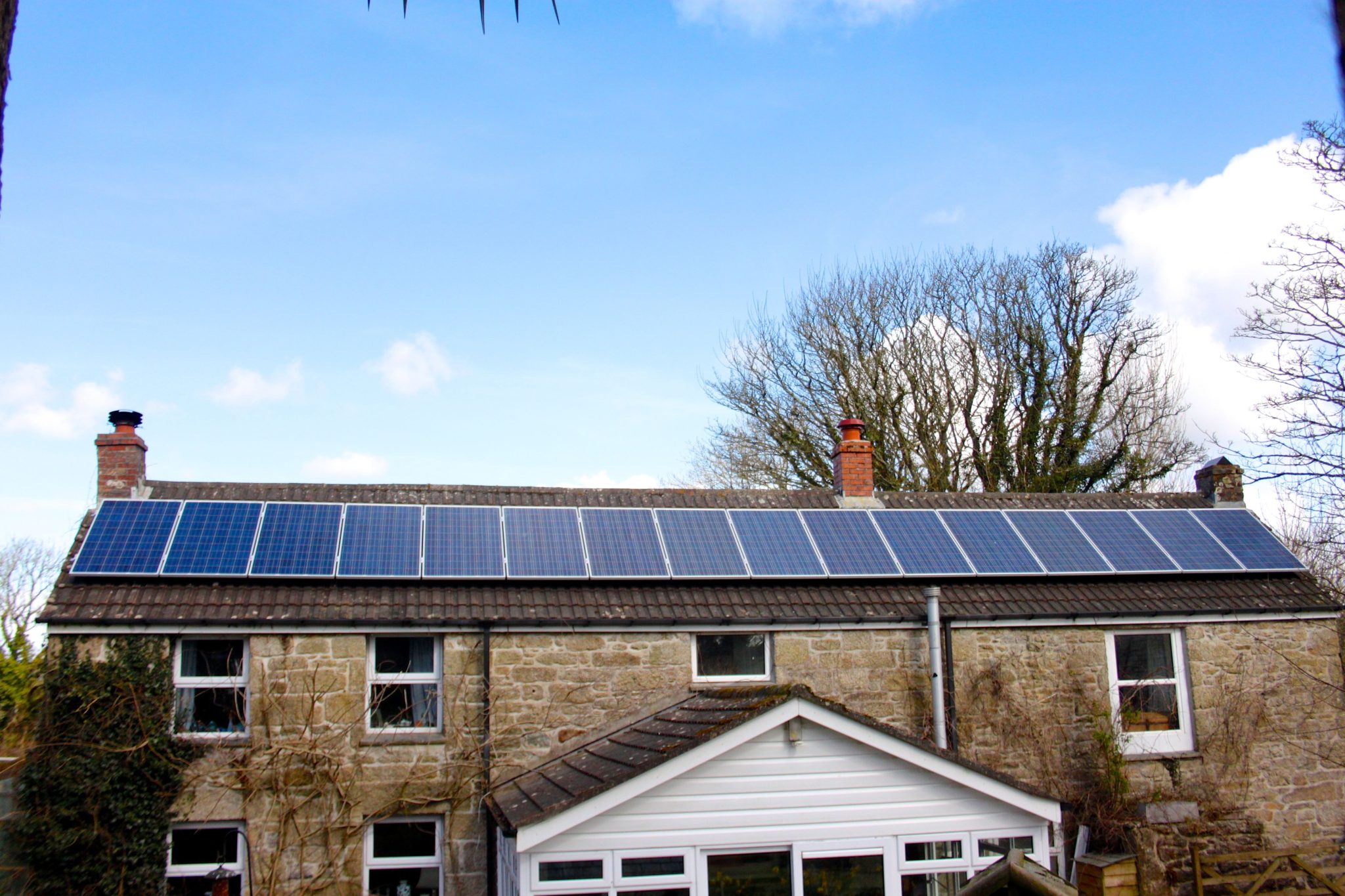 A GreenGenUK installation of solar PV