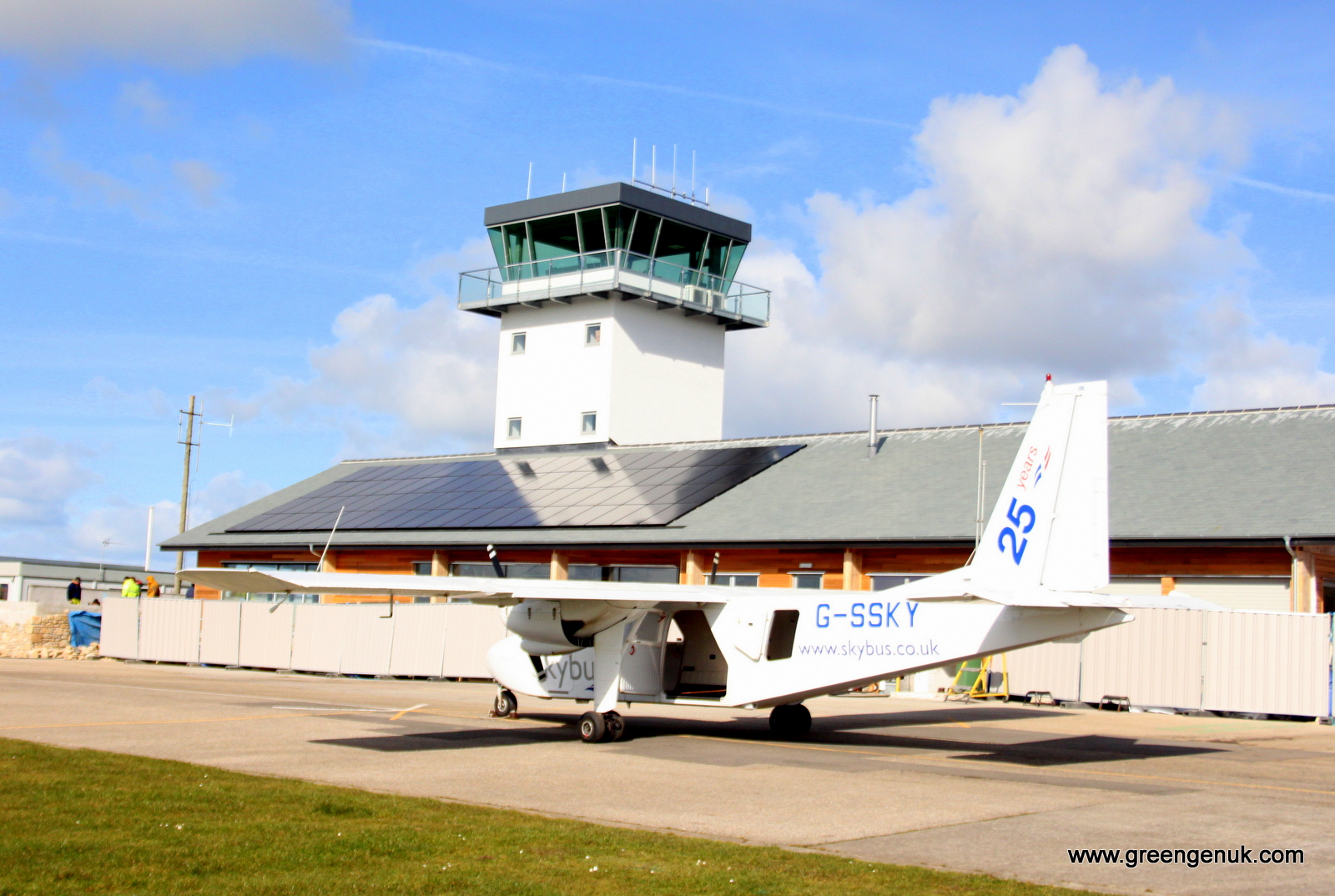 A GreenGenUK commercial installation at Land's End Airport