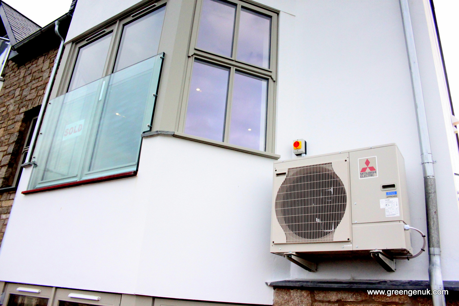 The Mitsubishi Ecodan PUHZ unit - ideal for domestic homes