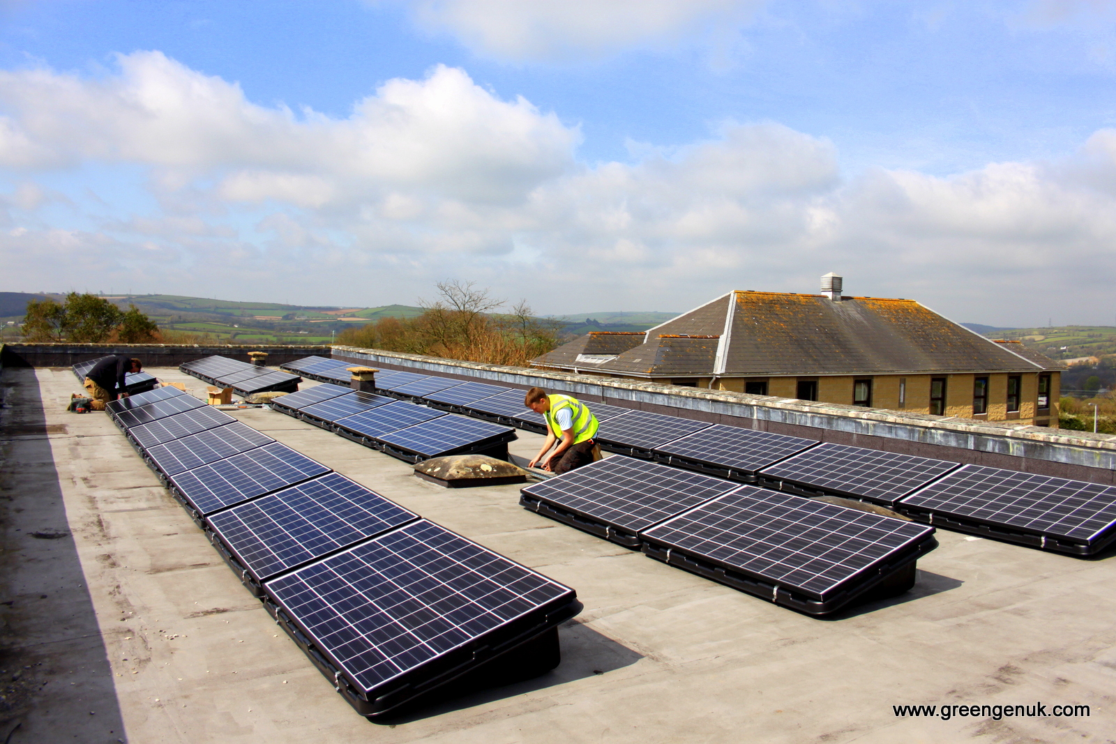 Banham House solar PV installation