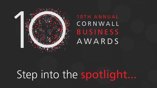 Cornwall Business Awards are celebrating their tenth annual event