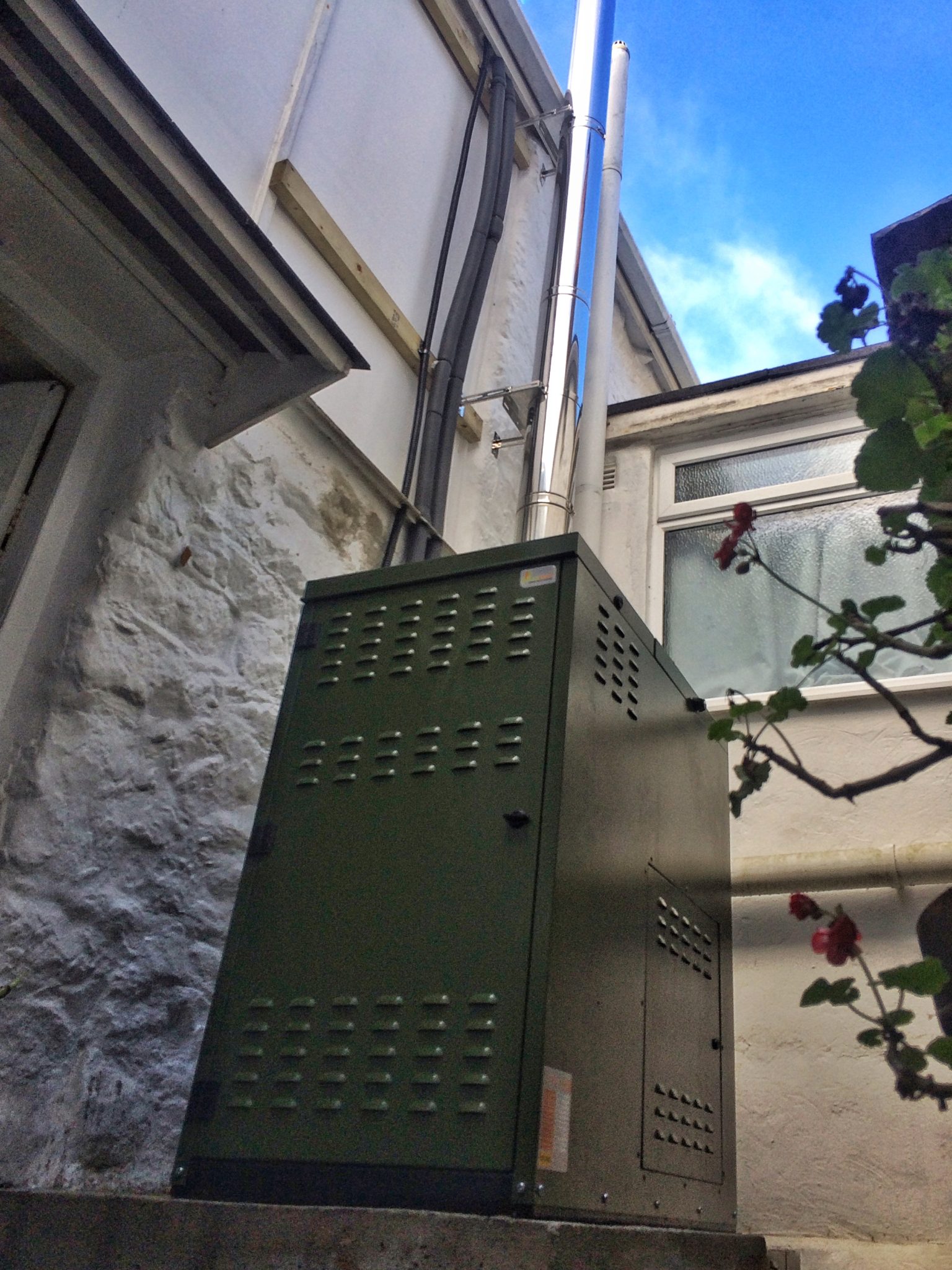 A 28kW biomass installation in Breage