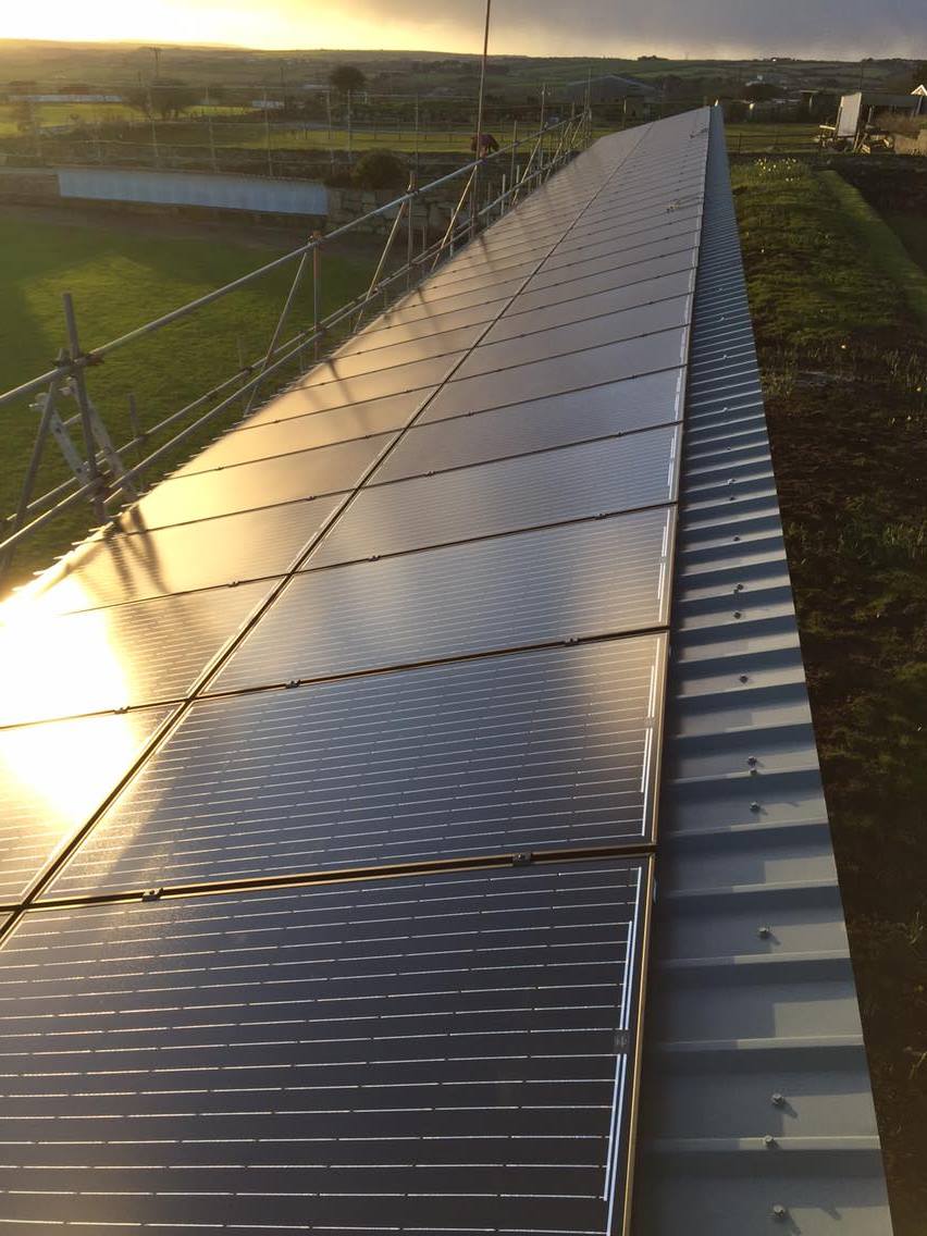 30kW Commercial Solar PV Installation for Wendron Cricket Club, Cornwall