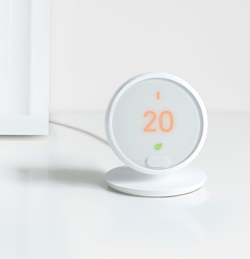 A Nest Thermostat E