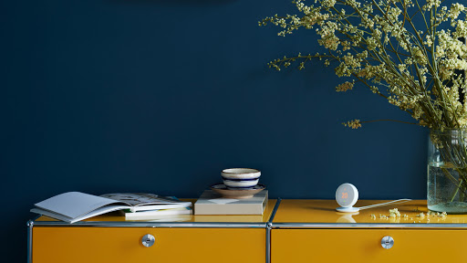 A Nest Thermostat E smart thermostat device.