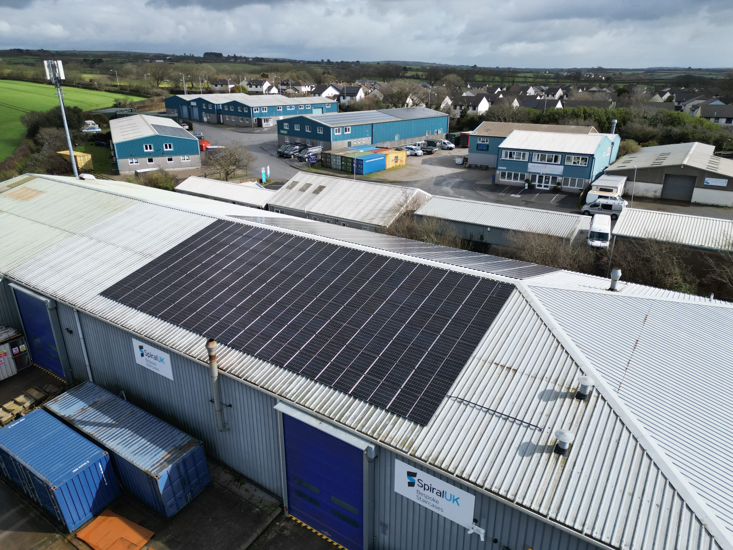 Spiral, Helston 30kW Solar PV array